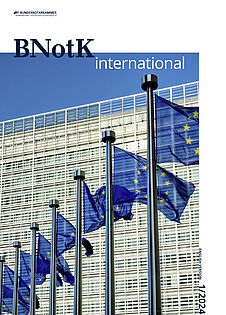 Image Title Magazine "BNotK international" 1/2024