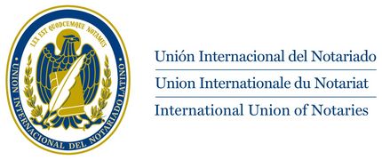 Logo der "International Union of Notaries"