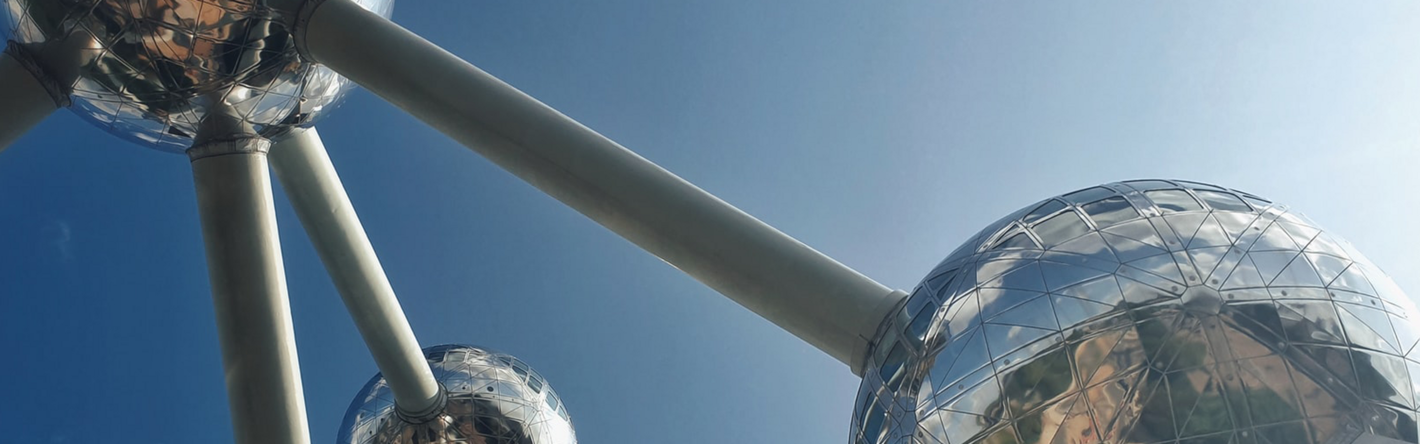 Bildausschnitt des Atomiums in Brüssel