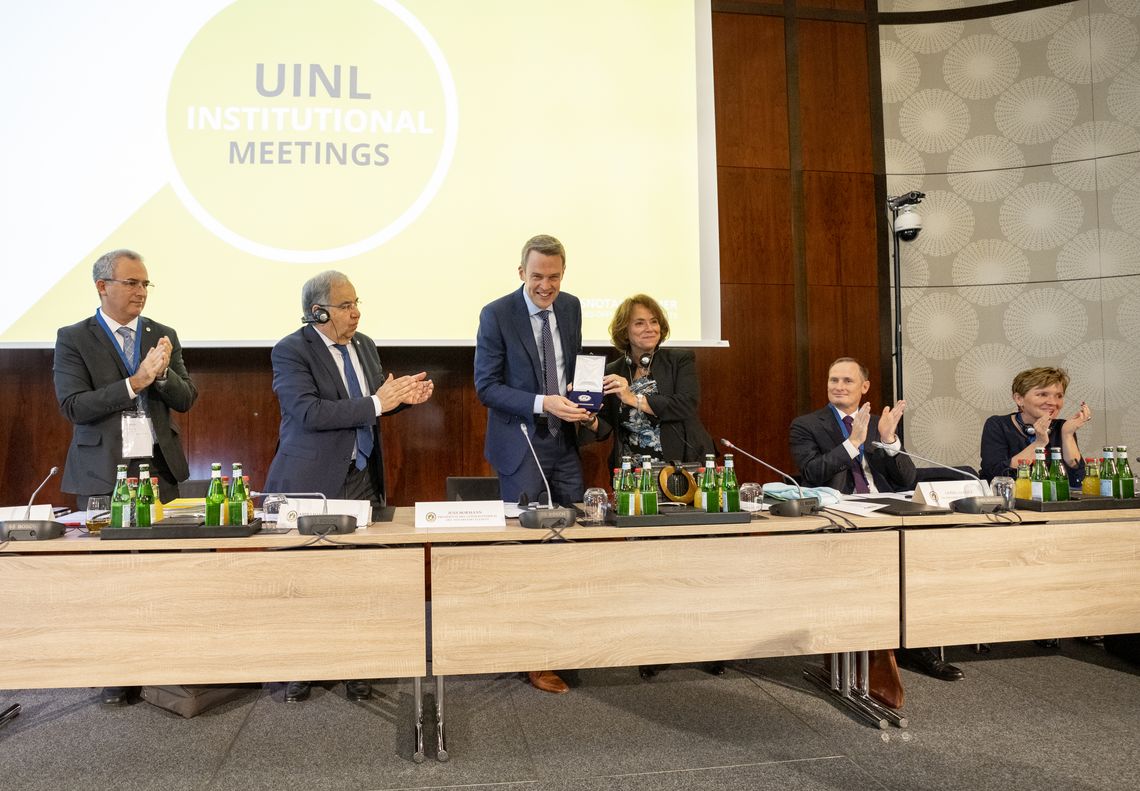 Foto: Eindrücke rund um die institutionellen Sitzungen der Internationalen Union des Notariats (UINL) vom 25. bis zum 28. Mai 2022 | Fotograf: Marc Müller